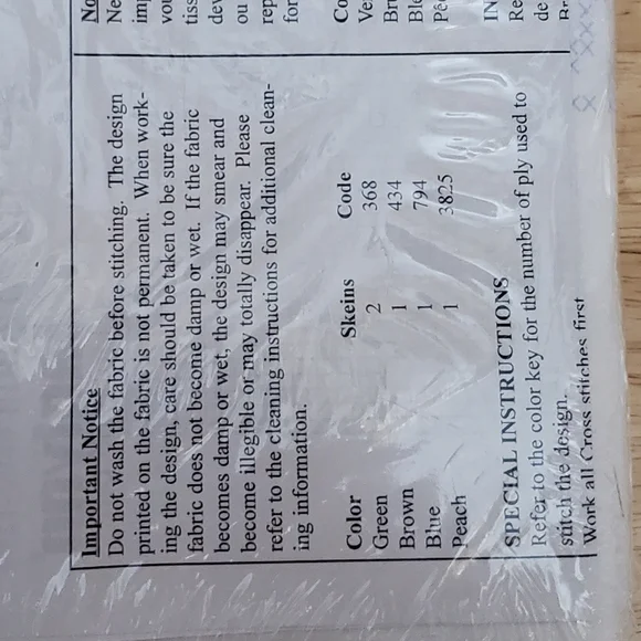 Birds on a Branch Cross Stitch Pillowcase Pair - Picture 4 of 4